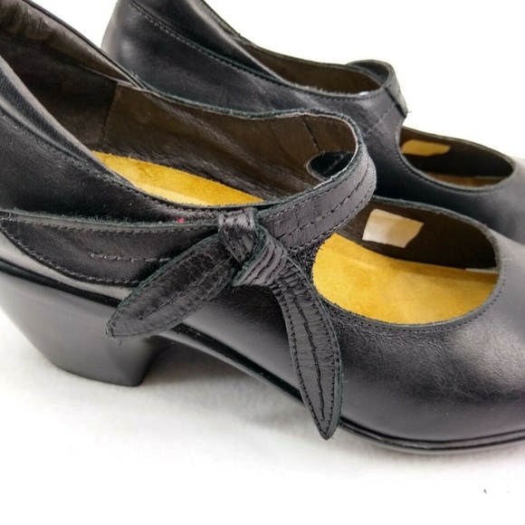 Naot | Shoes | Naot Pleasure Black Midnight Leather Mary Janes | Poshmark